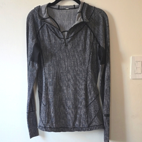 Lululemon Women's Gray Hooded Pullover - Picture 1 of 13